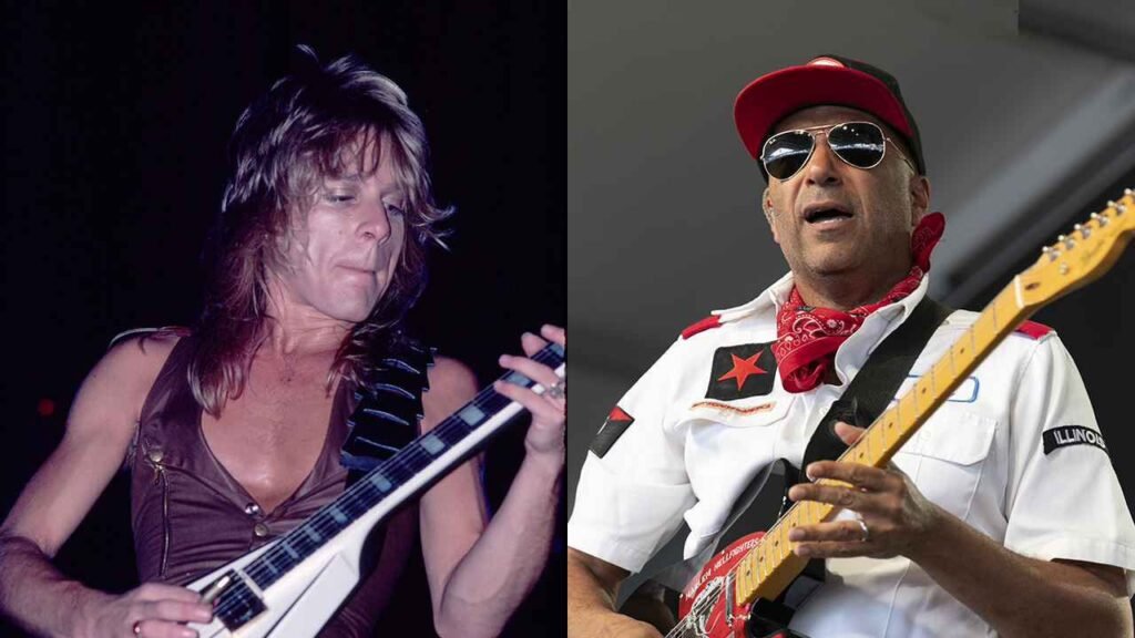 Tom Morello got to hold Randy Rhoads guitar but wasnt allowed to play it
